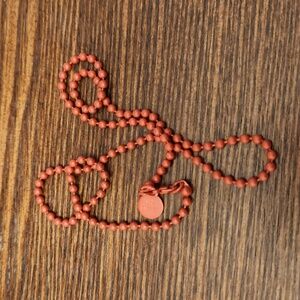 Alex and Ani burnt red necklace